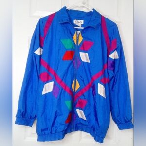 Women's Colorful Geometric Jacket